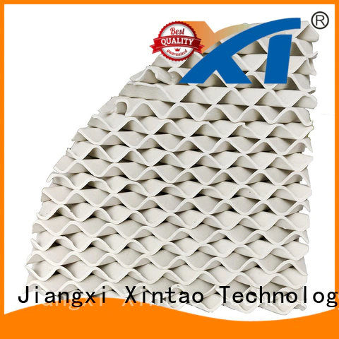 Xintao Molecular Sieve efficient ceramic saddles on sale for scrubbing towers