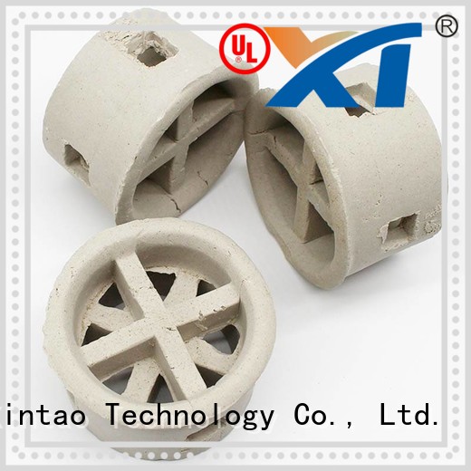 Xintao Technology professional ceramic raschig ring factory price for absorbing columns