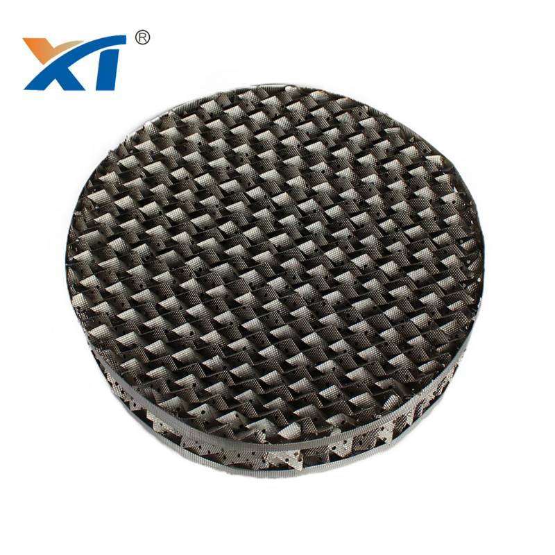 Metal Structured Packing Stainless Steel Metal Perforated Plate Corrugated Packing