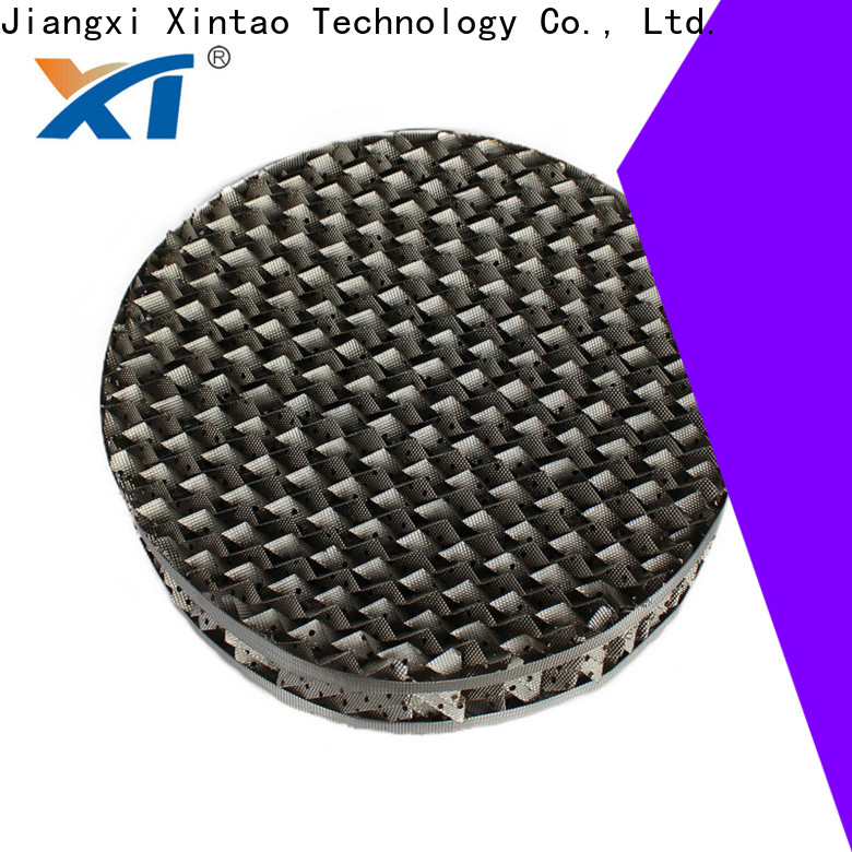 Xintao Technology structured packing supplier for catalyst support