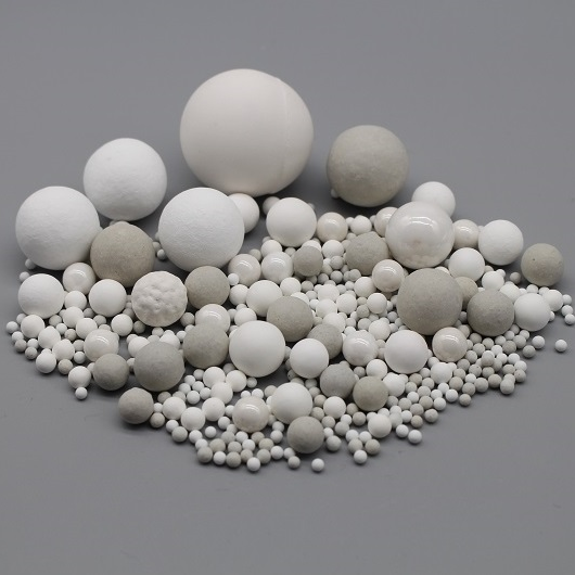 Medios de soporte de bolas de cerámica inertes